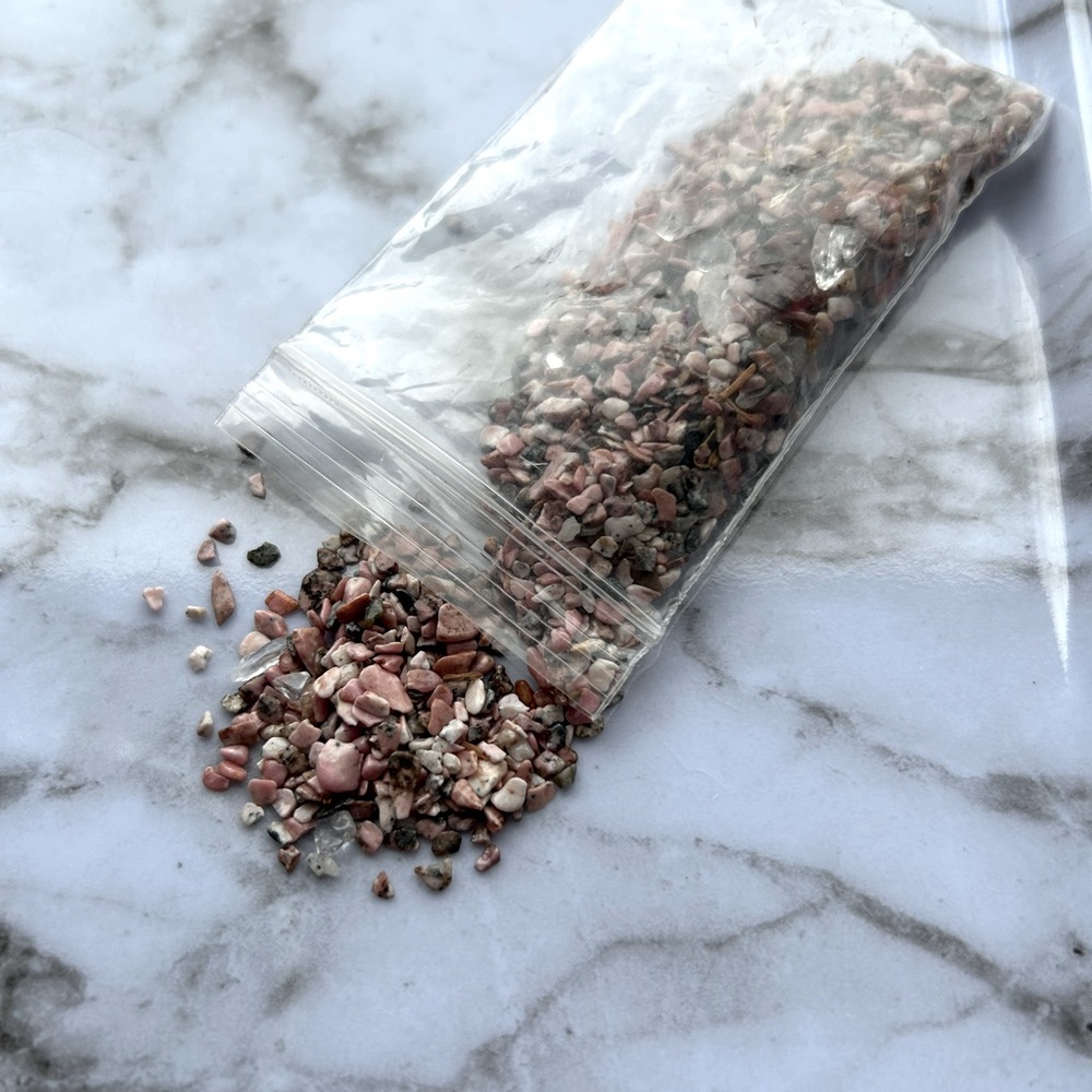 Rhodochrosite Crystal Chips